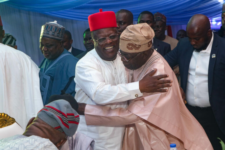 Tinubu with Governor Dave Umahi