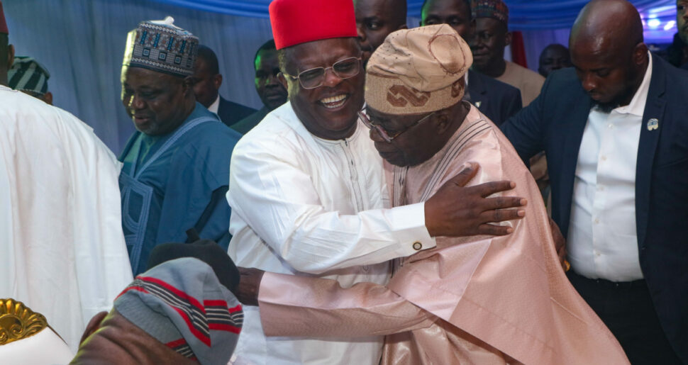 Tinubu with Governor Dave Umahi