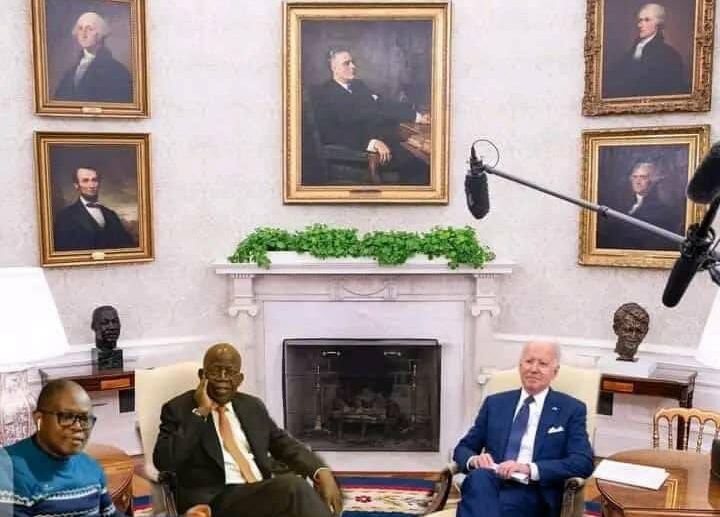 Fake photo of Tinubu and Biden