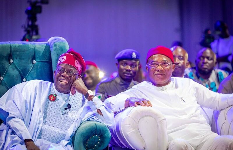 Tinubu and host Uzodimma