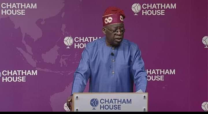 Tinubu speaks at Chatham House