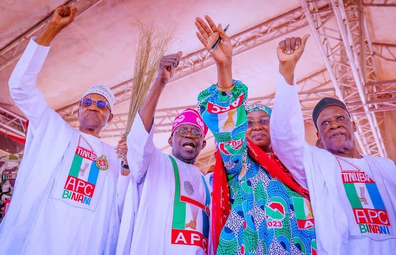 APC all the way: Buhari, Tinubu, Binani and Adamu