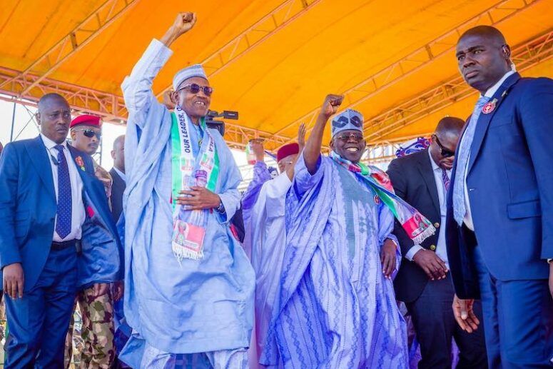 Buhari and Tinubu in Yola