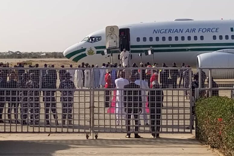 Buhari lands in Katsina en route Daura