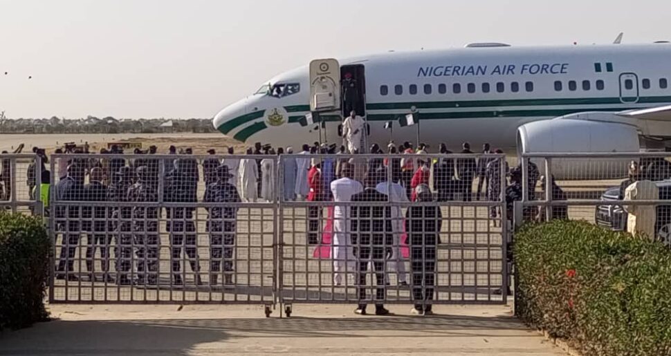 Buhari lands in Katsina en route Daura