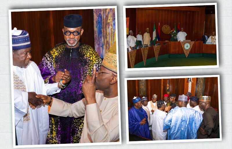 Buhari meets with APC governors