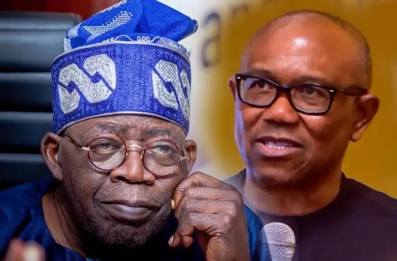 Bola Tinubu and Peter Obi