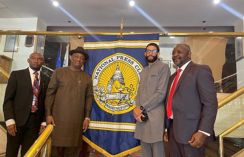 From 2nd left, Keyamo, Ajuri, Sunday Dare in Washington D.C.