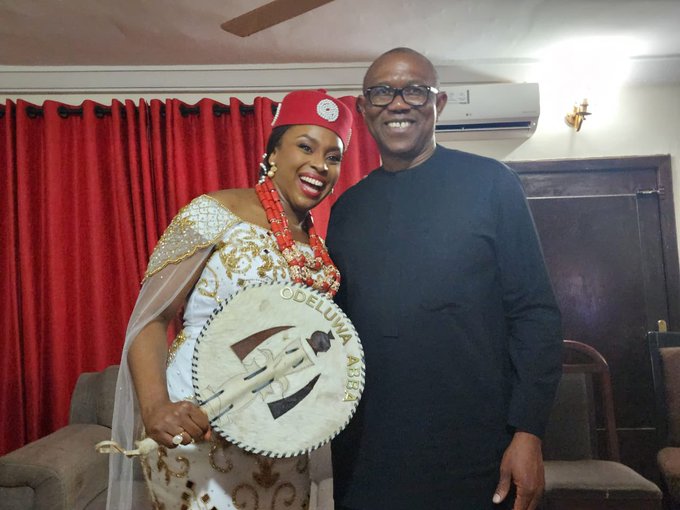 Chimamanda and Peter Obi