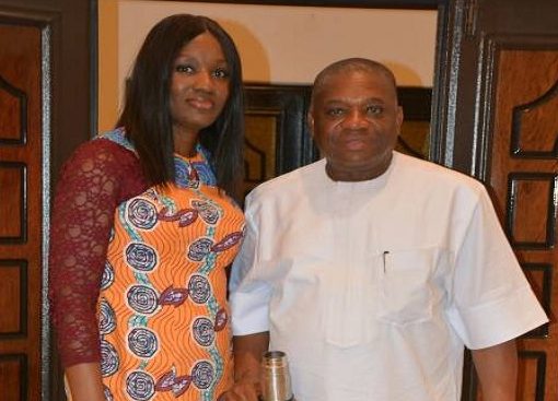 Ifeoma Ada Kalu and her husband, Orji Uzor Kalu