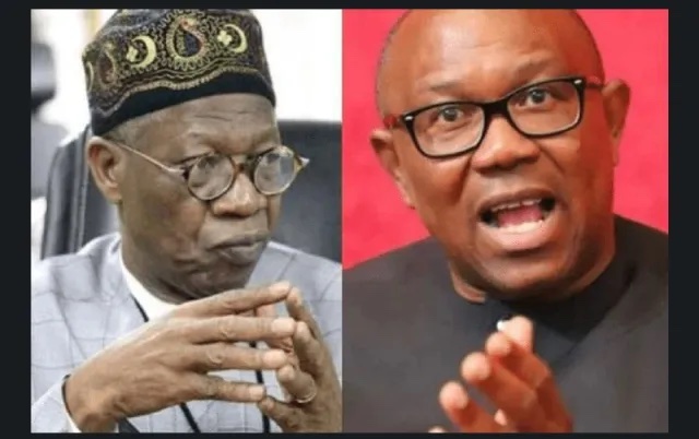 Lai Mohammed and Peter Obi