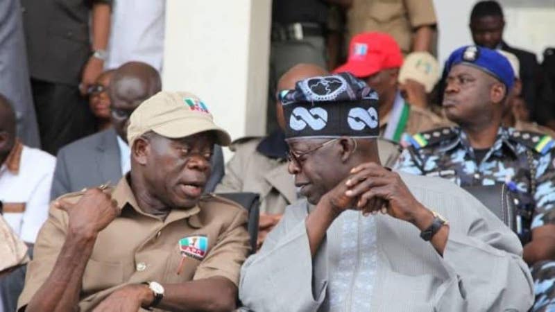 Tinubu and Oshiomhole