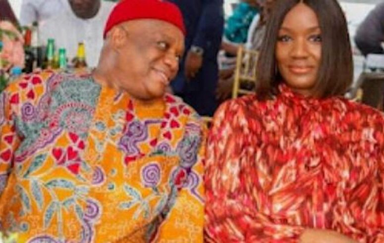 Orji Uzor Kalu and Wife Ifeoma