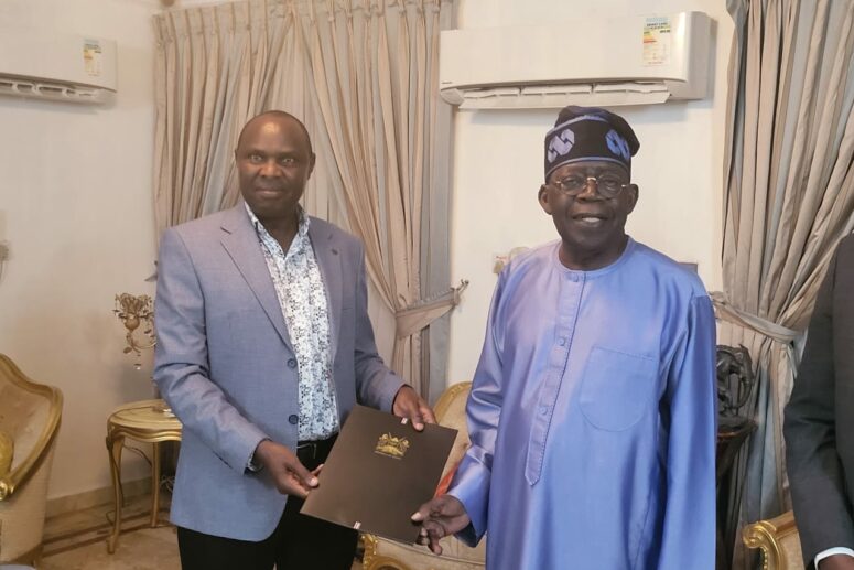 President Ruto’s envoy Mr. Felix K. Koskei with President-elect Bola Ahmed Tinubu