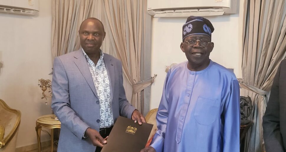 President Ruto’s envoy Mr. Felix K. Koskei with President-elect Bola Ahmed Tinubu