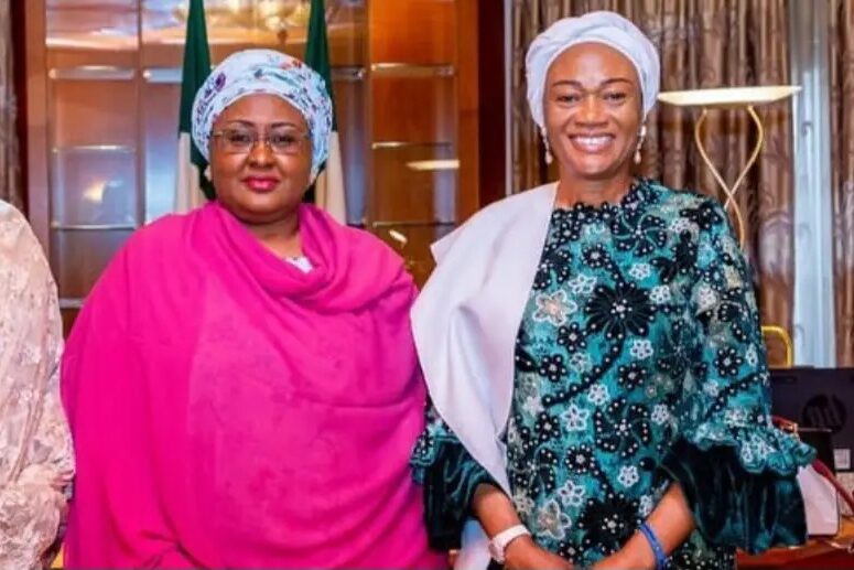 Aisha Buhari and Oluremi Tinubu