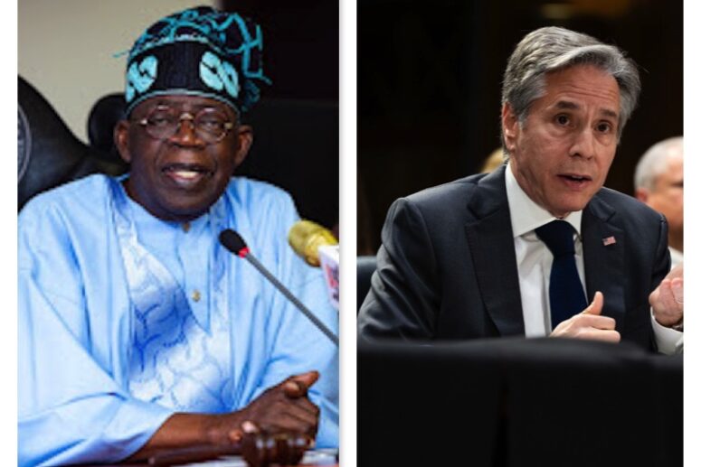 Tinubu and Antony Blinken